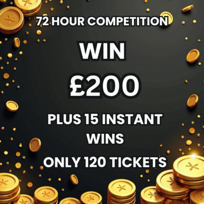 WIN! £200 Plus 15 Instant WINS! 🎉CONGRATULATIONS TO HANNAH WRENCH 🎉