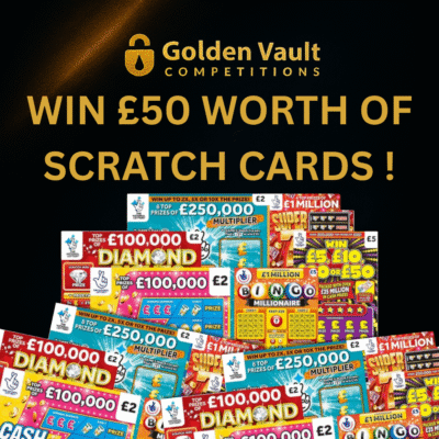 WIN £50 WORTH OF SCRACTH CARDS!🎉CONGRATULATIONS TO KENDALL BENEFIER🎉